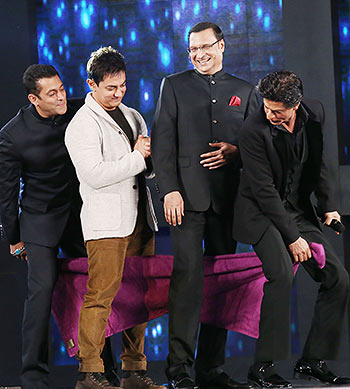 Shahrukh, Salman and Aamir photos together